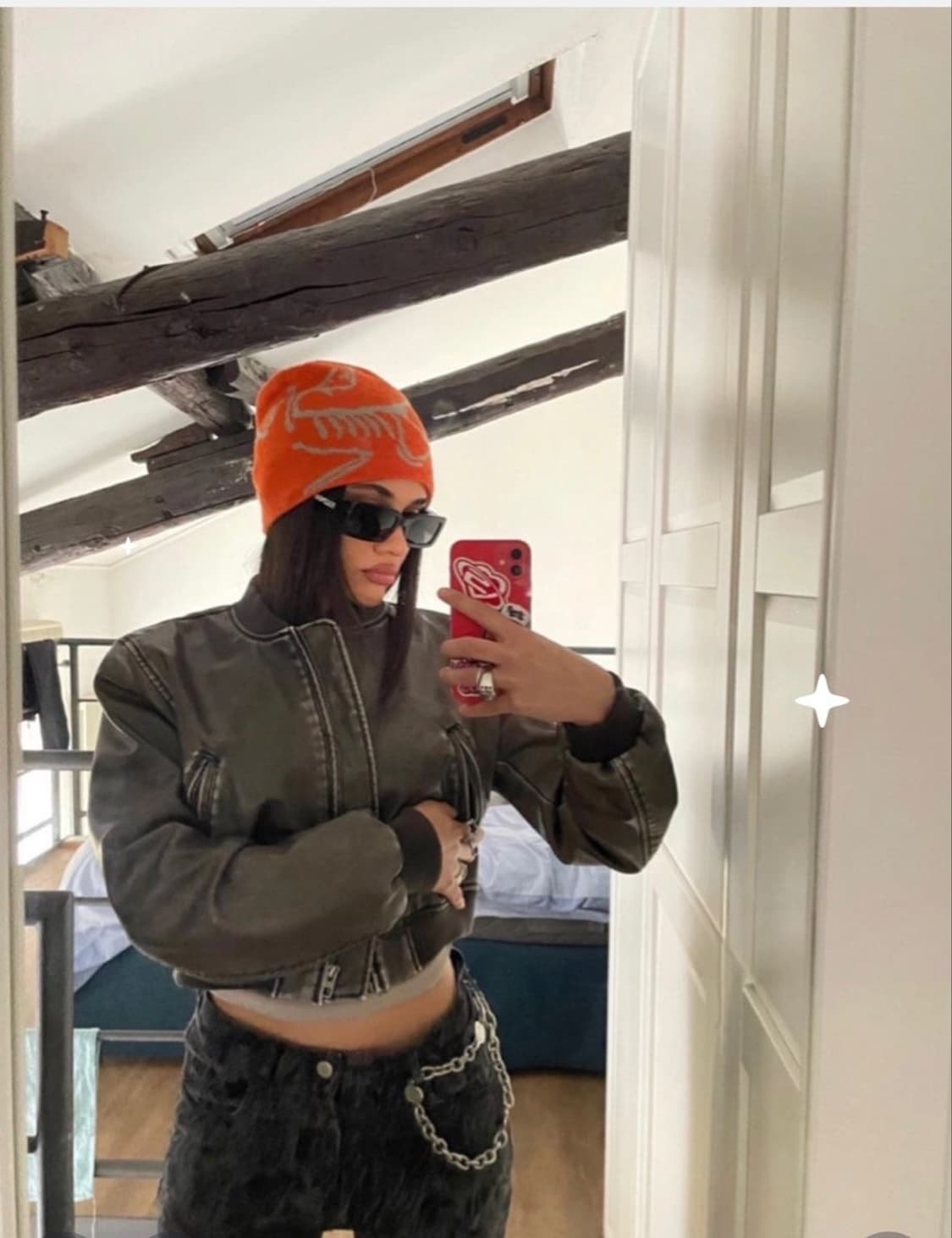 arcteryx orange beanie 아크테릭스 오렌지 비니 상품이미지10