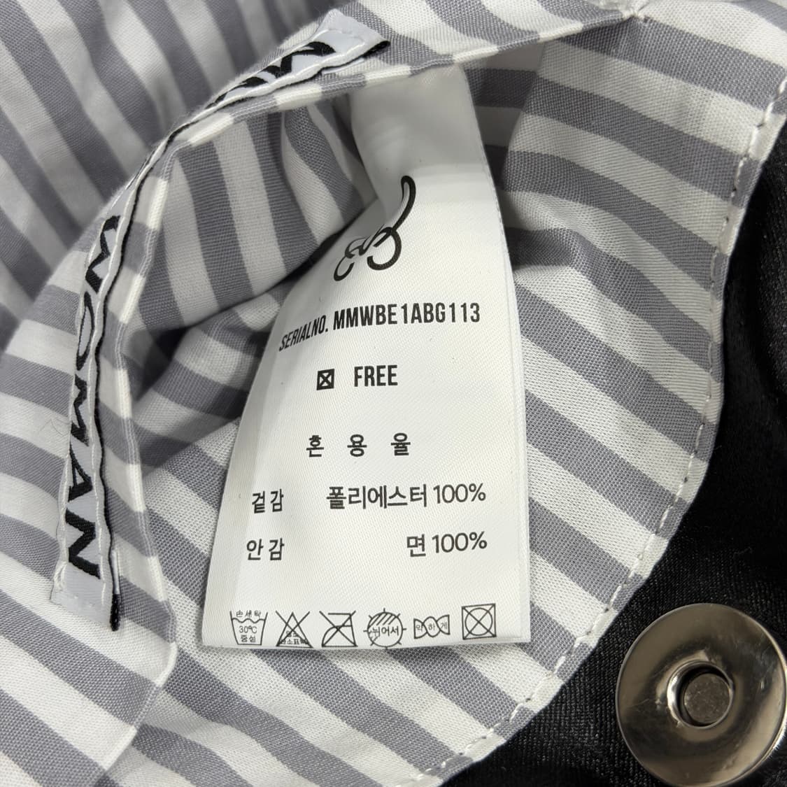 MMLG 우먼 사틴 숄더백 가방 블랙 상품이미지8