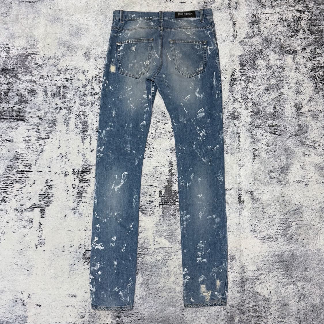 발망 데카르넹 11aw 페인트 데님팬츠 30 상품이미지2