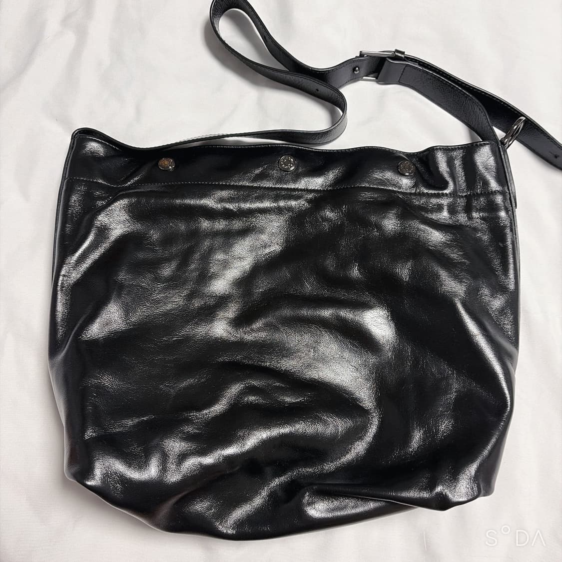 분크 퍼펙 버튼 업 소프크 호보 상품이미지4