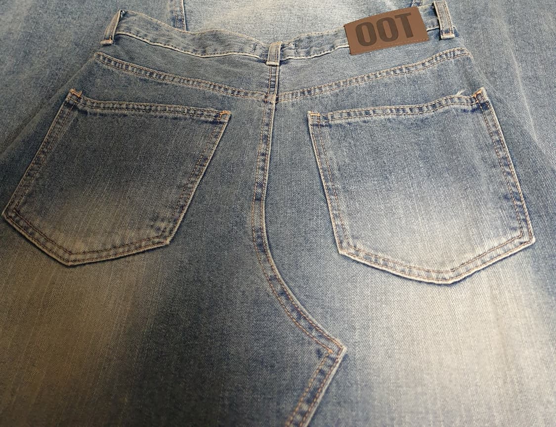 OOT 빈티지 워싱 데님 롱스커트 (28) 상품이미지3