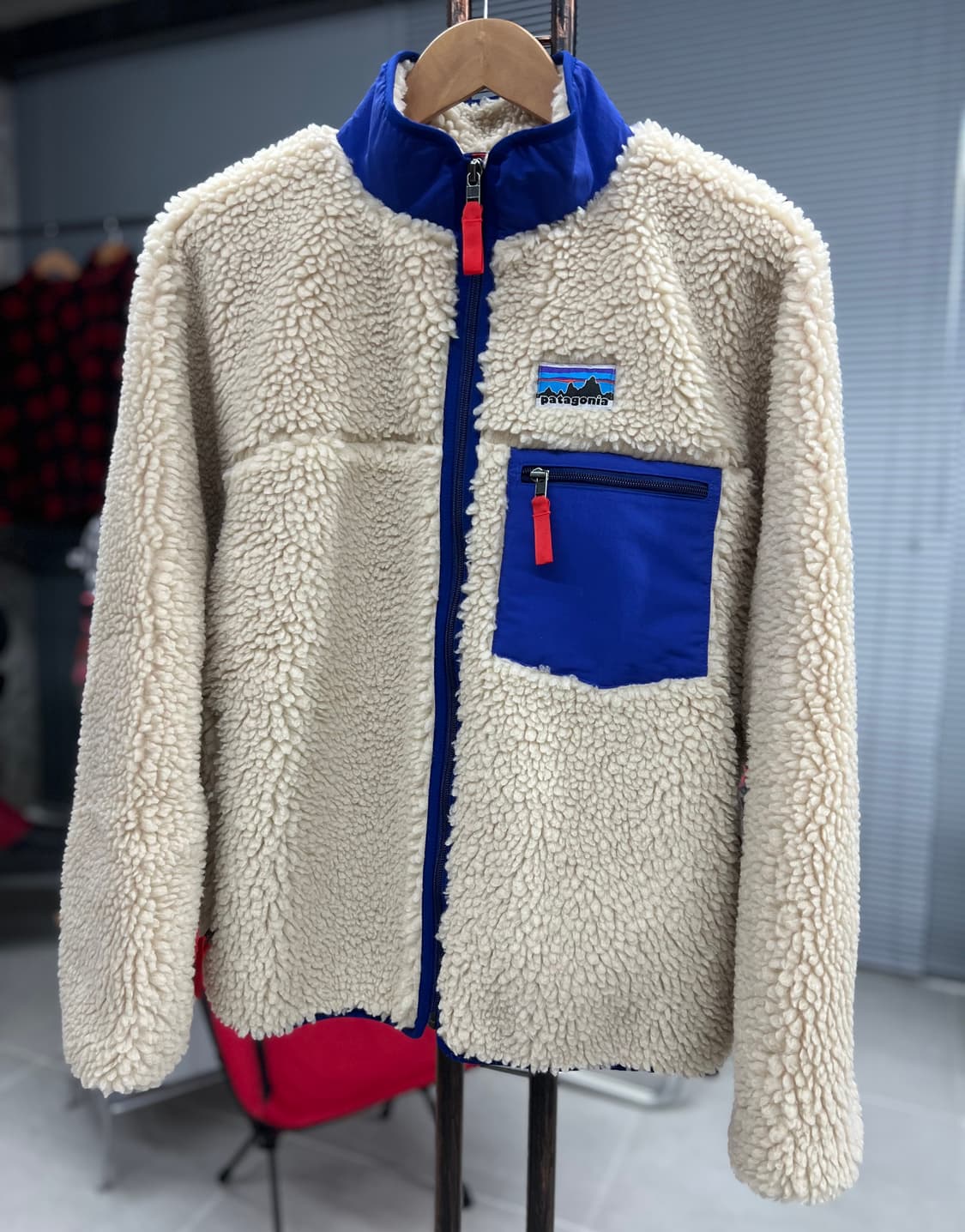 (W) 파타고니아 클래식 레트로X 플리스 자켓 다크 내츄럴 ( L ) 상품이미지1