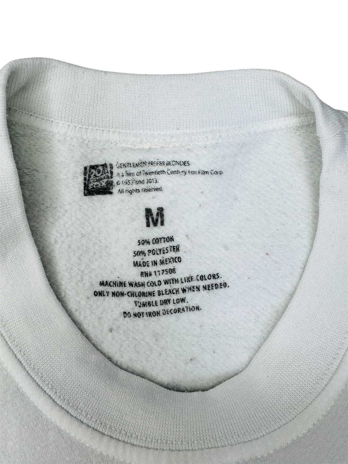 빈티지 마릴린 먼로 신사는 금발을 좋아한다 맨투맨 M 상품이미지3