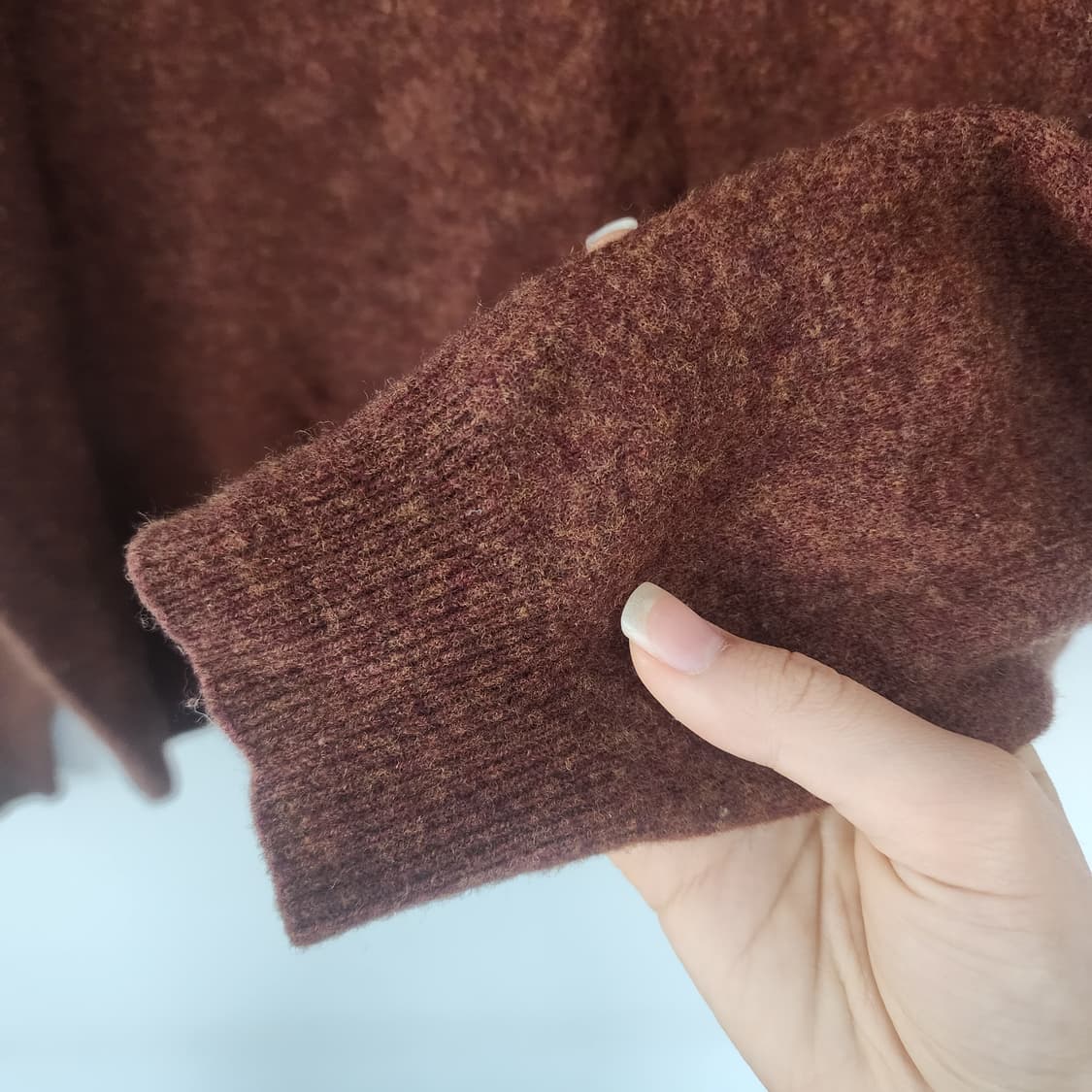 마시모두띠 브라운 캐시미어 니트 상품이미지3