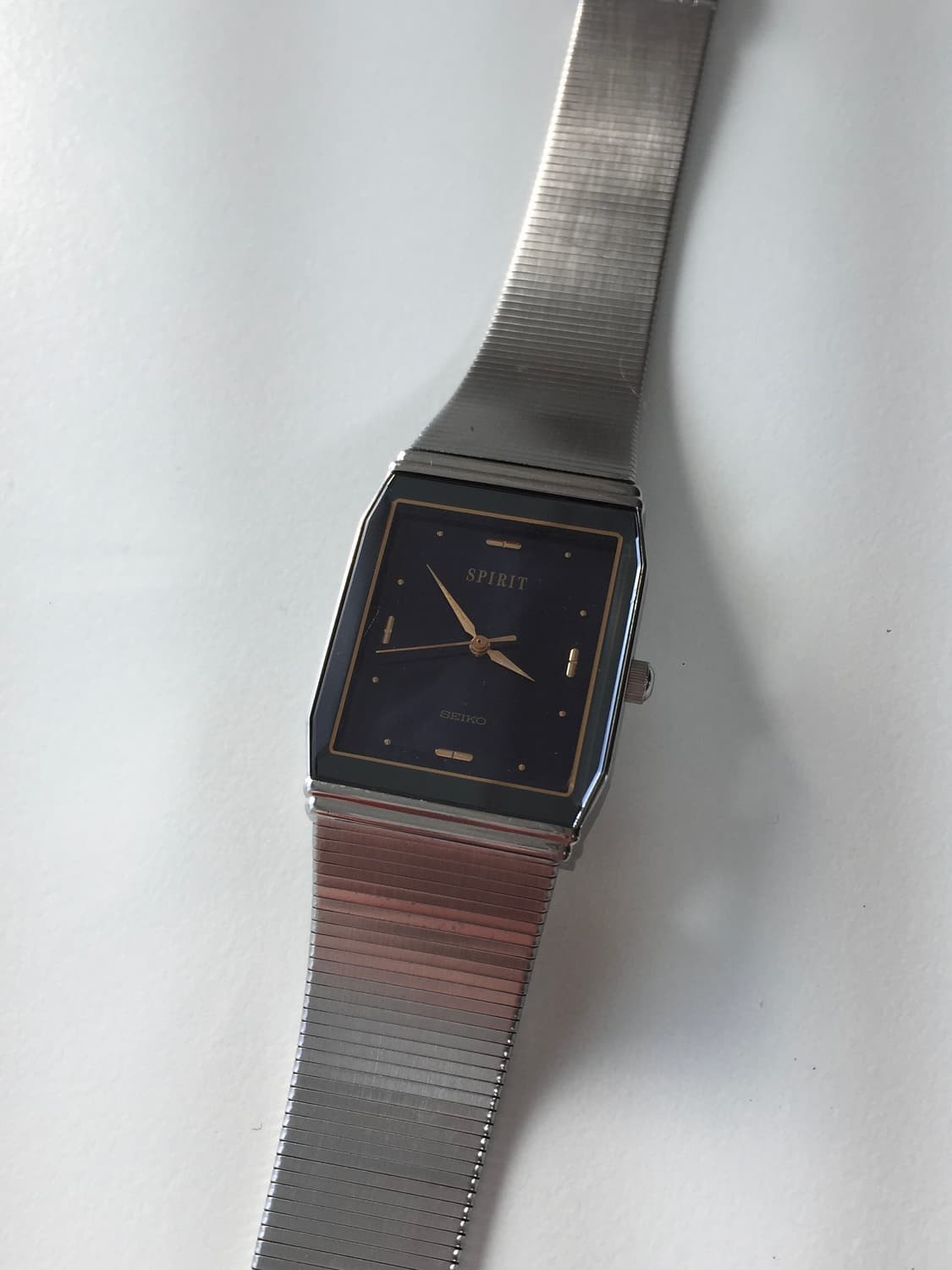 90s seiko sprit square navy dial 상품이미지9