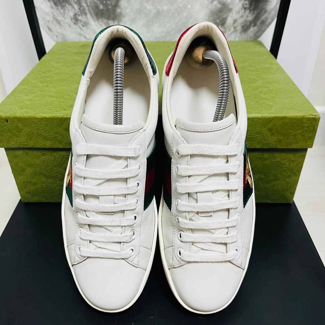  정품 5) 구찌 에이스 자수 꿀벌 스니커즈 250~255 상품이미지3