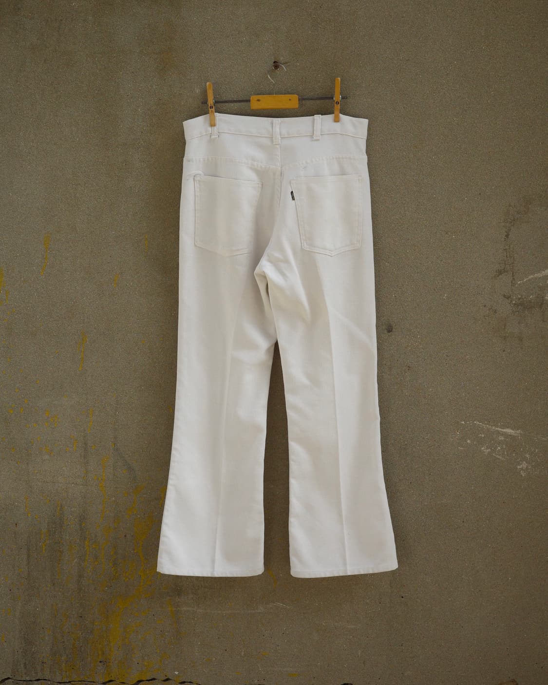 60‘s Levi’s 화이트 스타프레스트 부츠컷 팬츠 상품이미지5
