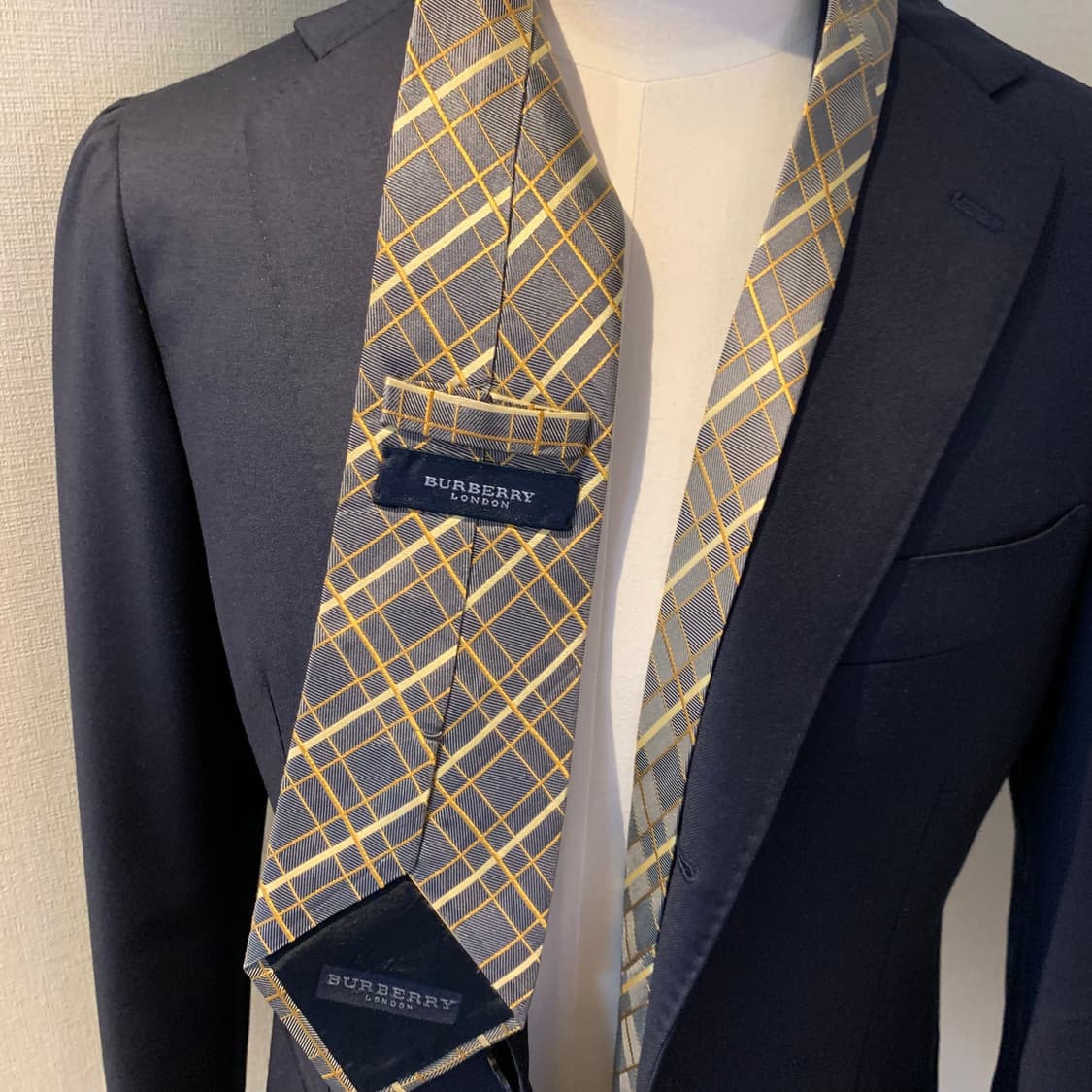 버버리(BURBERRY) 체크무늬 명품넥타이 최상급 혼주넥타이 A+등급 상품이미지2