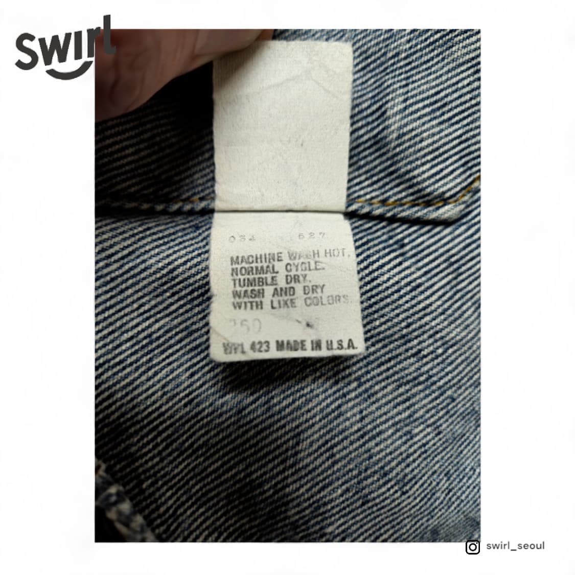 80s Levis usa made 3rd trucker jacket 상품이미지7