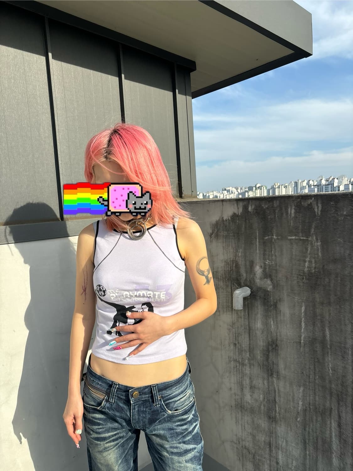 (Playboy) 플레이보이 나시 탑 상품이미지4