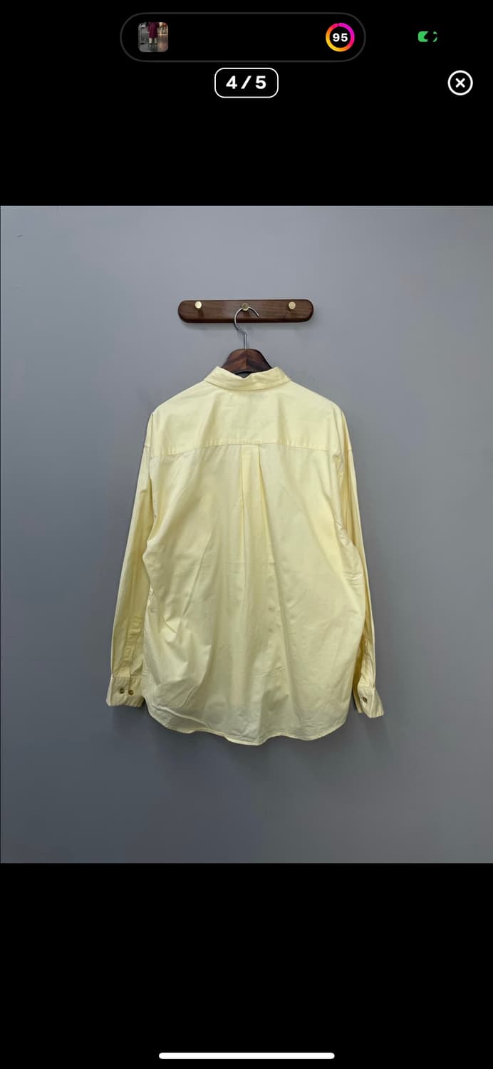 폴로랄프로렌 포니로고 옐로우 셔츠 A3543 상품이미지4