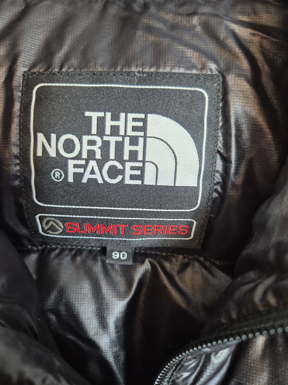 90) 노스페이스 써밋 블랙 패딩 조끼 상품이미지5
