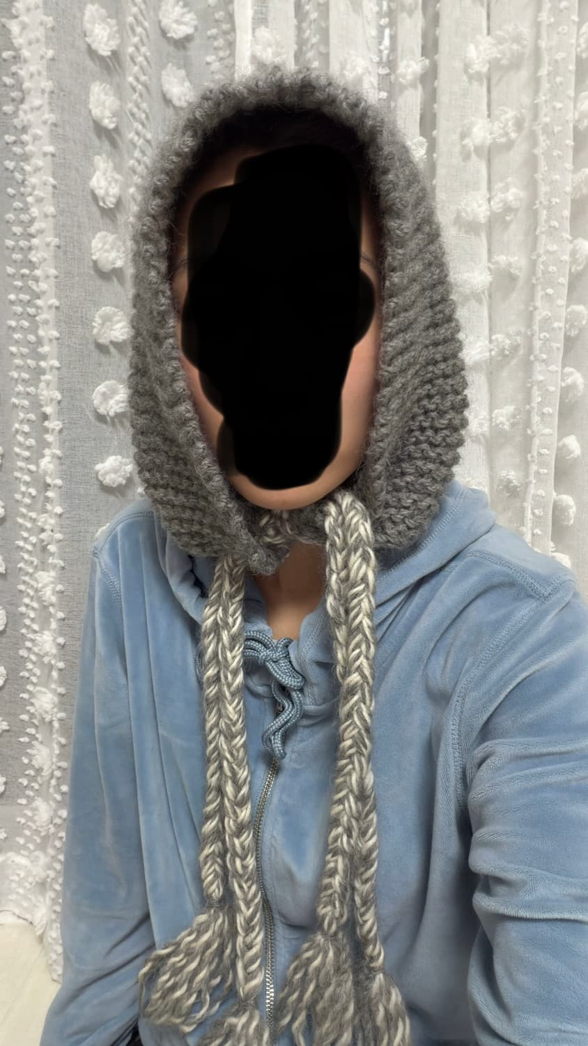 일본 핸드니트 페이스목도리 상품이미지2