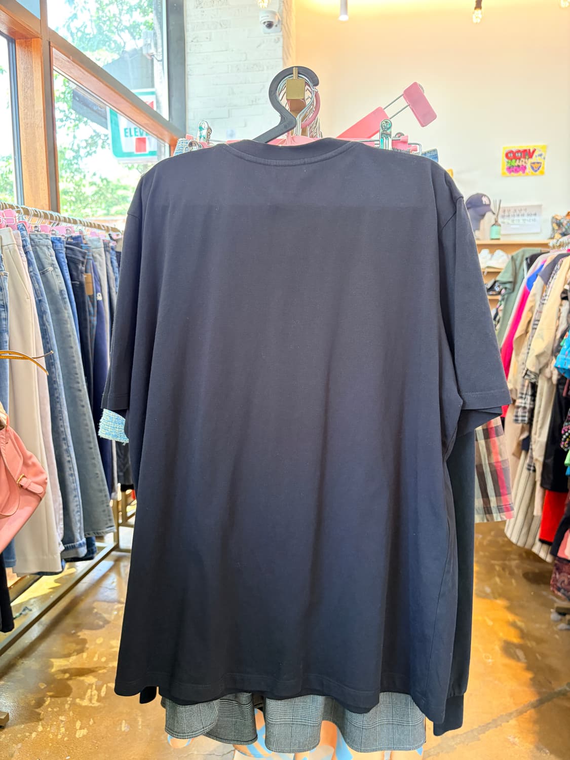 MSGM 블랙 반팔 티셔츠 상품이미지5
