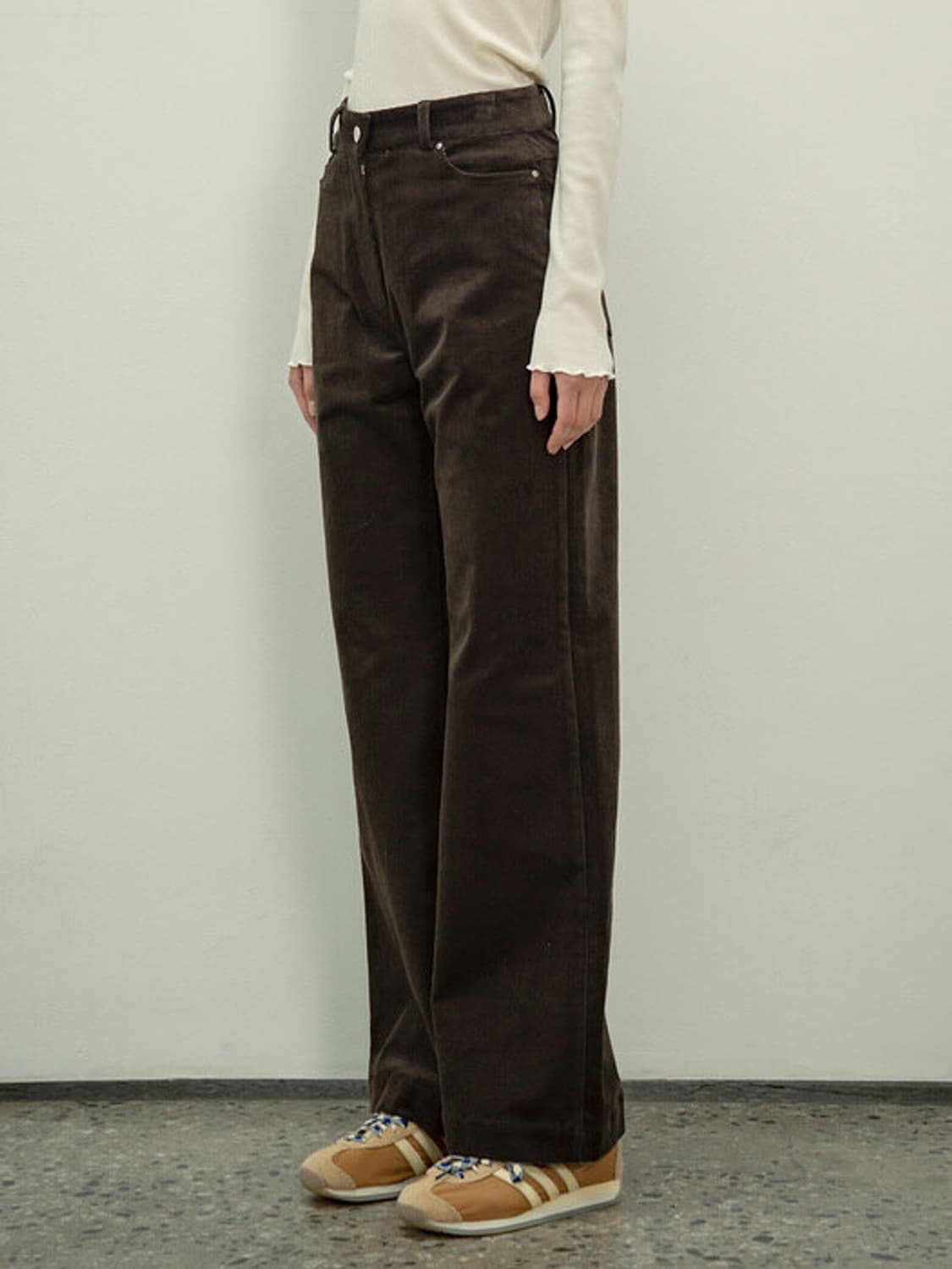 시야주 코듀로이 바지 SIPT7056 high waist corduroy 상품이미지2