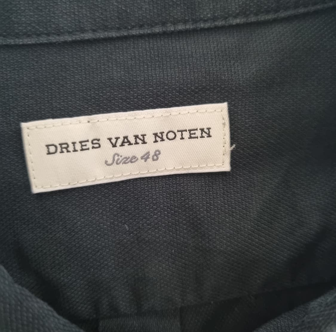 Dries van noten shirt 48 black 상품이미지4