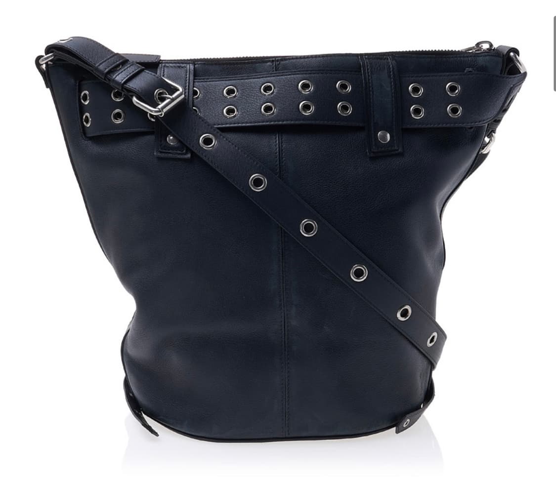 발렌시아가 워시드 카프스킨 Emo 버킷백 블랙 상품이미지3