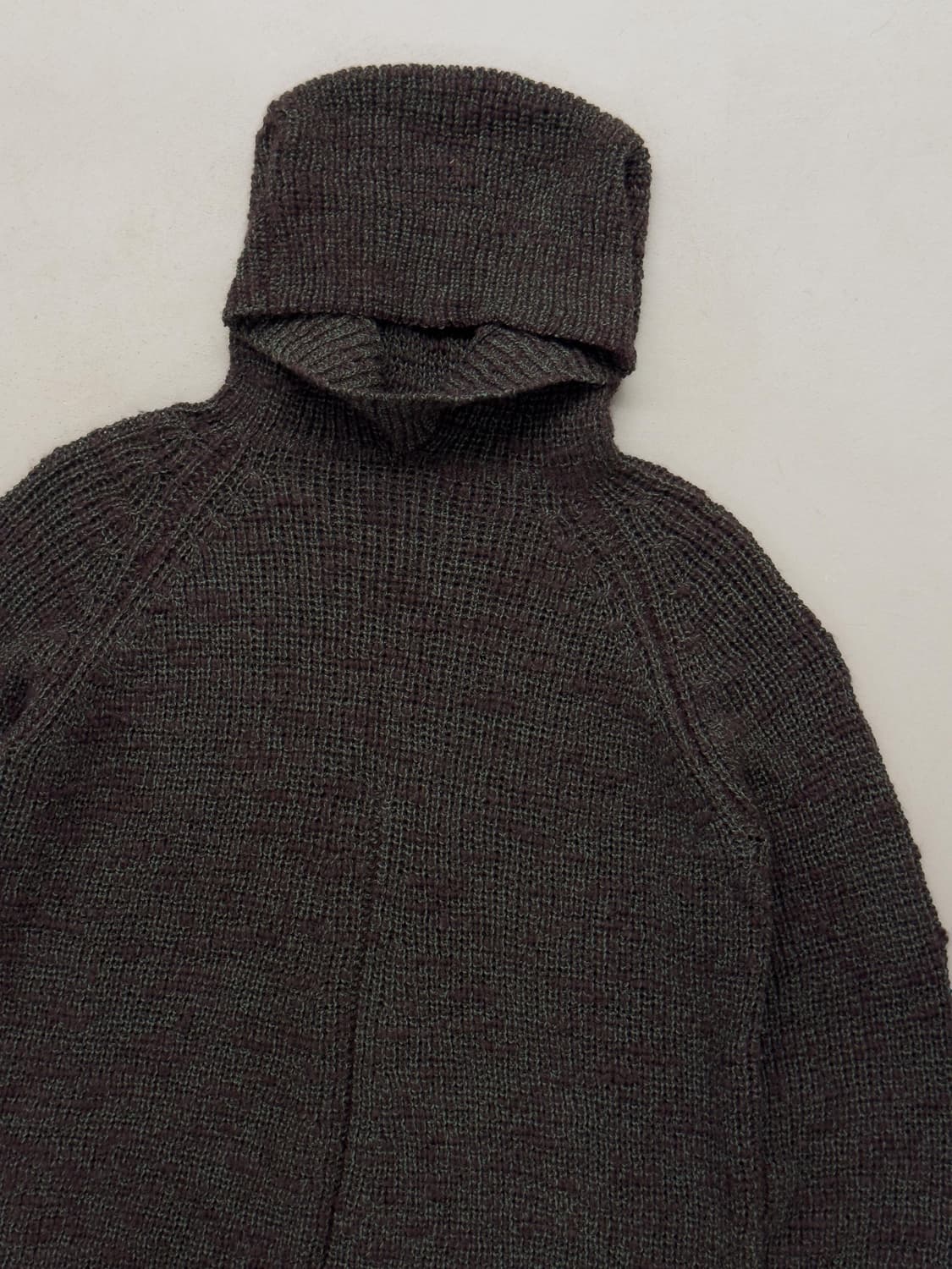 요지야마모토 후드 니트 상품이미지2