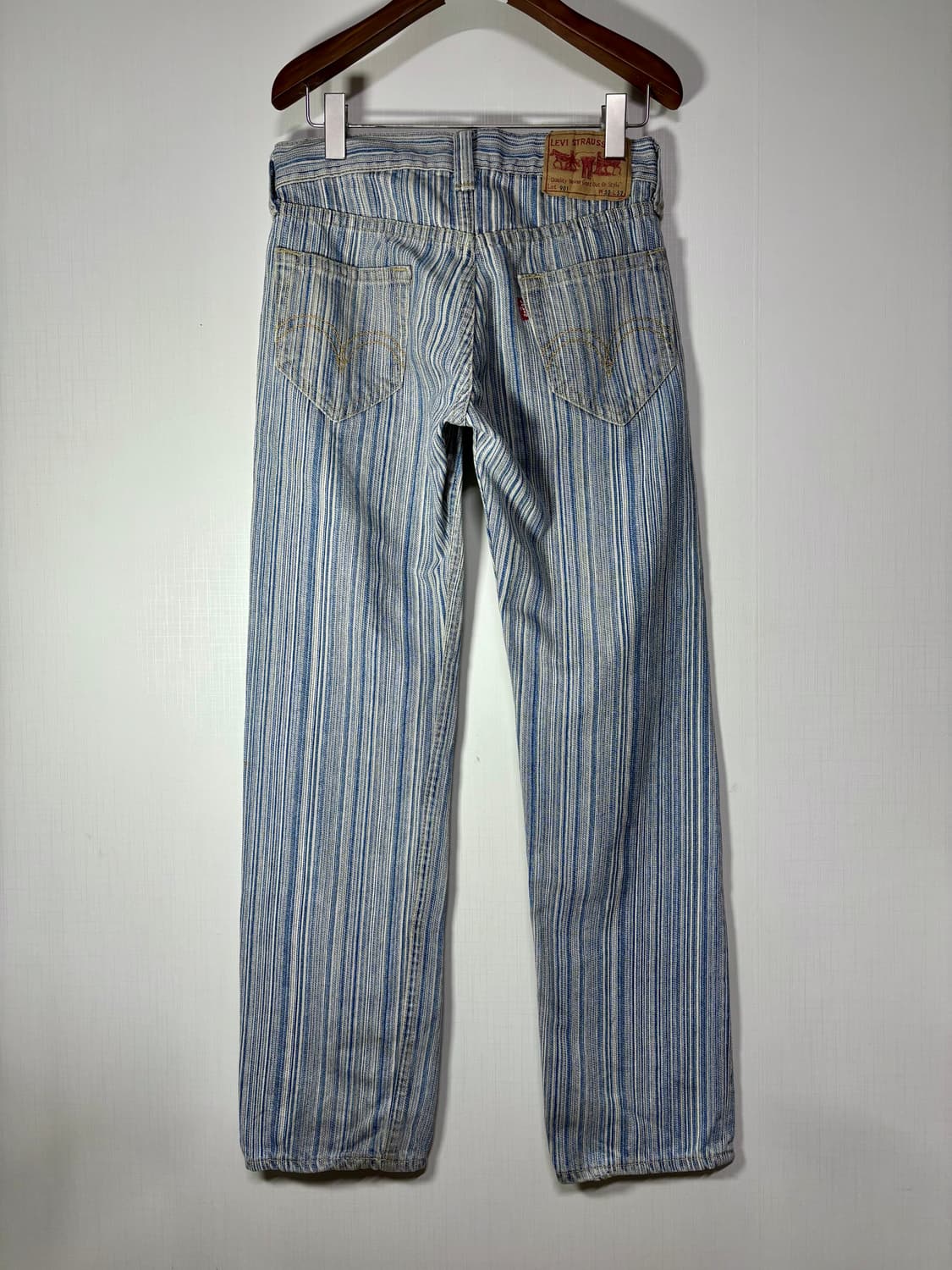 90s Levi's 리바이스 히코리 스트라이프 데님팬츠 청바지 상품이미지4