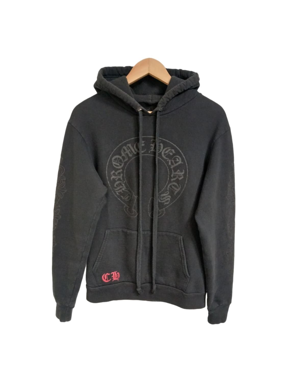 크롬하츠 / 매티보이 촘퍼 립 홀슈스 플로랄 후드 블랙 / M 상품이미지1