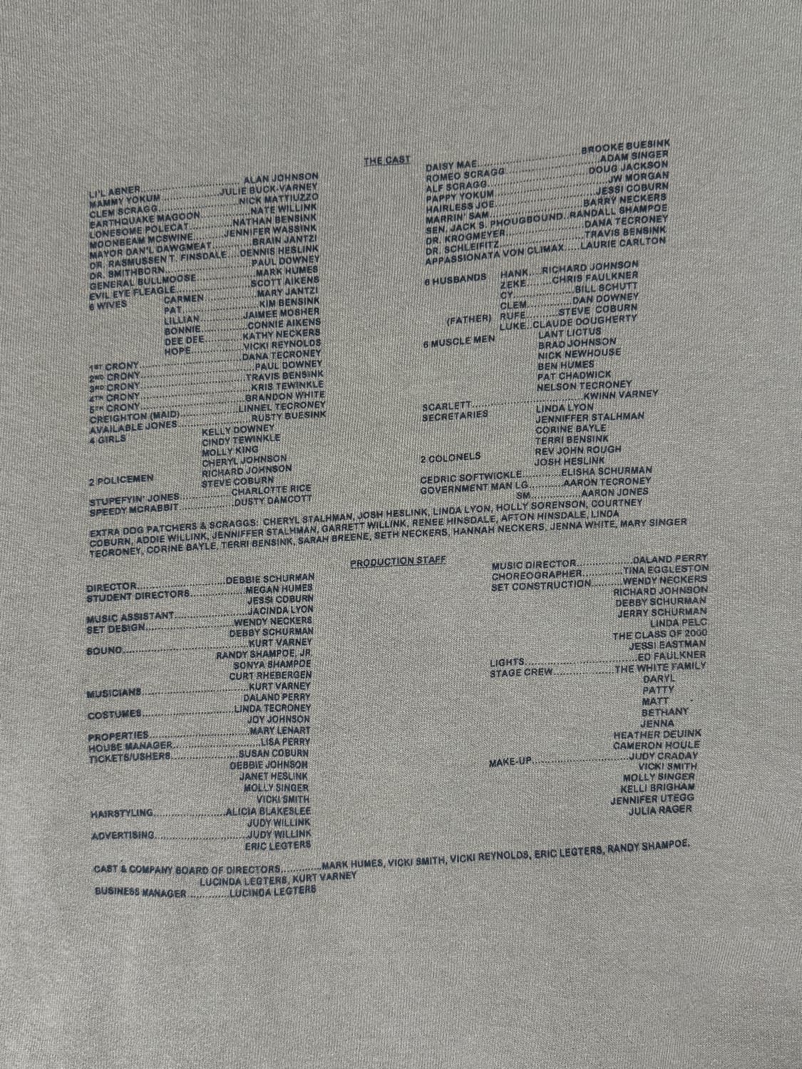 90s usa Li’l Abner 뮤지컬 머천 스웨트셔츠 Jerzees 상품이미지4