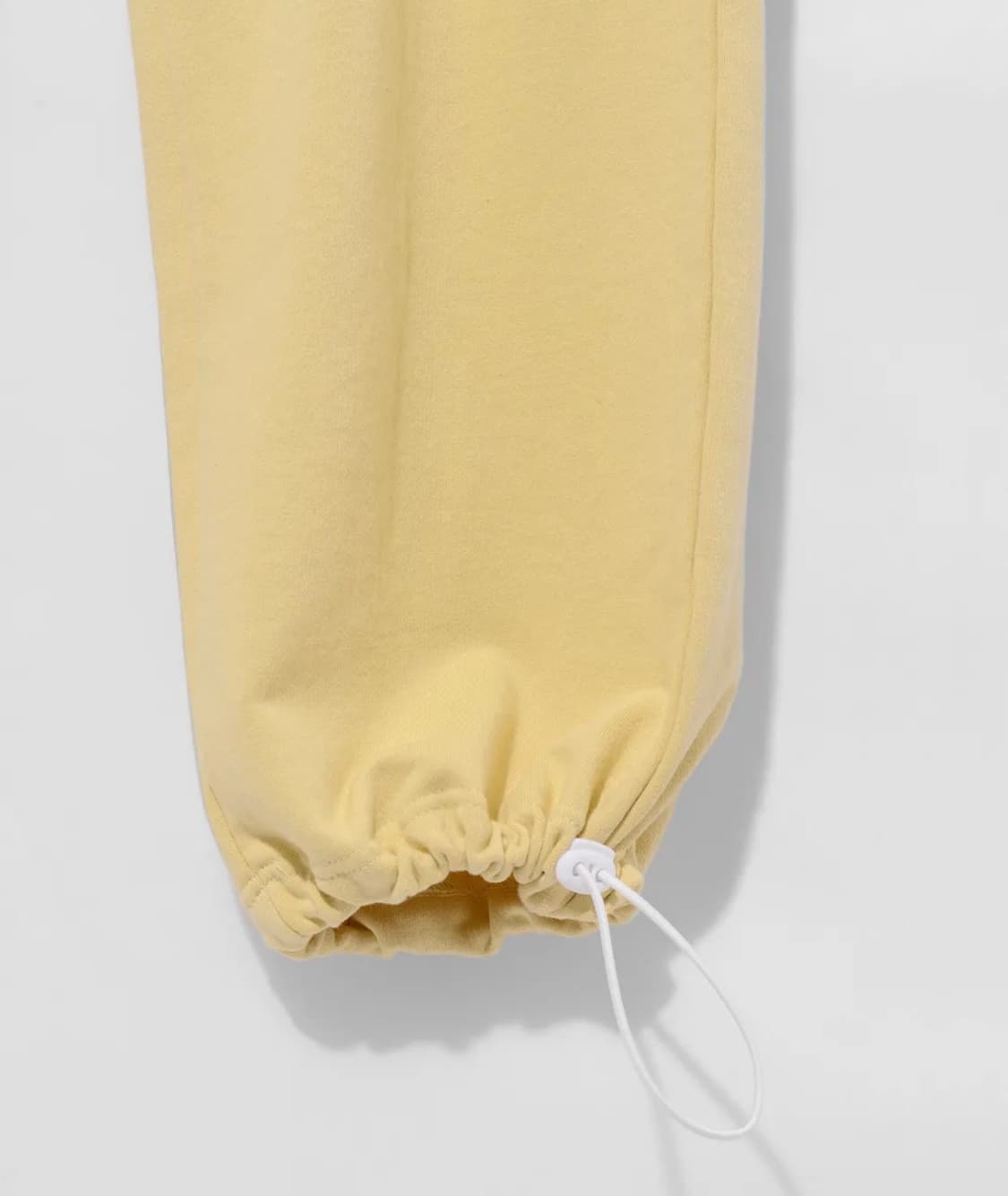 피스메이커 오피셜 카고 스웨트 팬츠 옐로우 화이트배색조거트레이닝바지스트링 상품이미지8