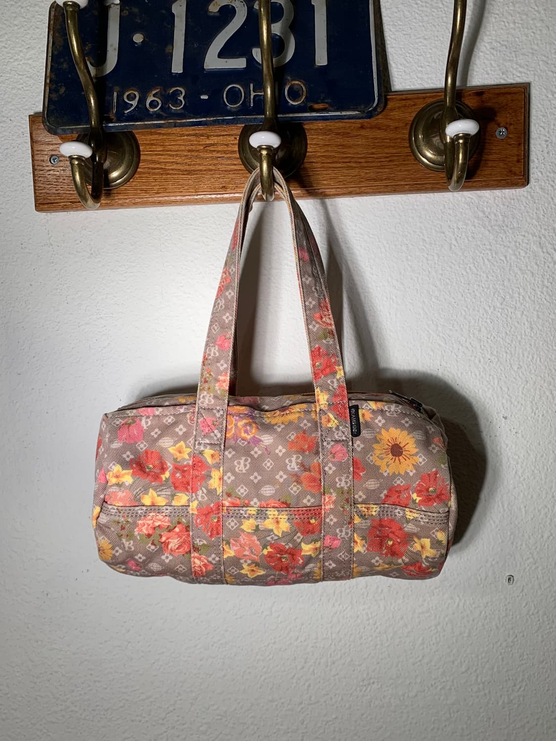 포터 빔즈보이 플라워 패턴 토트백 상품이미지4