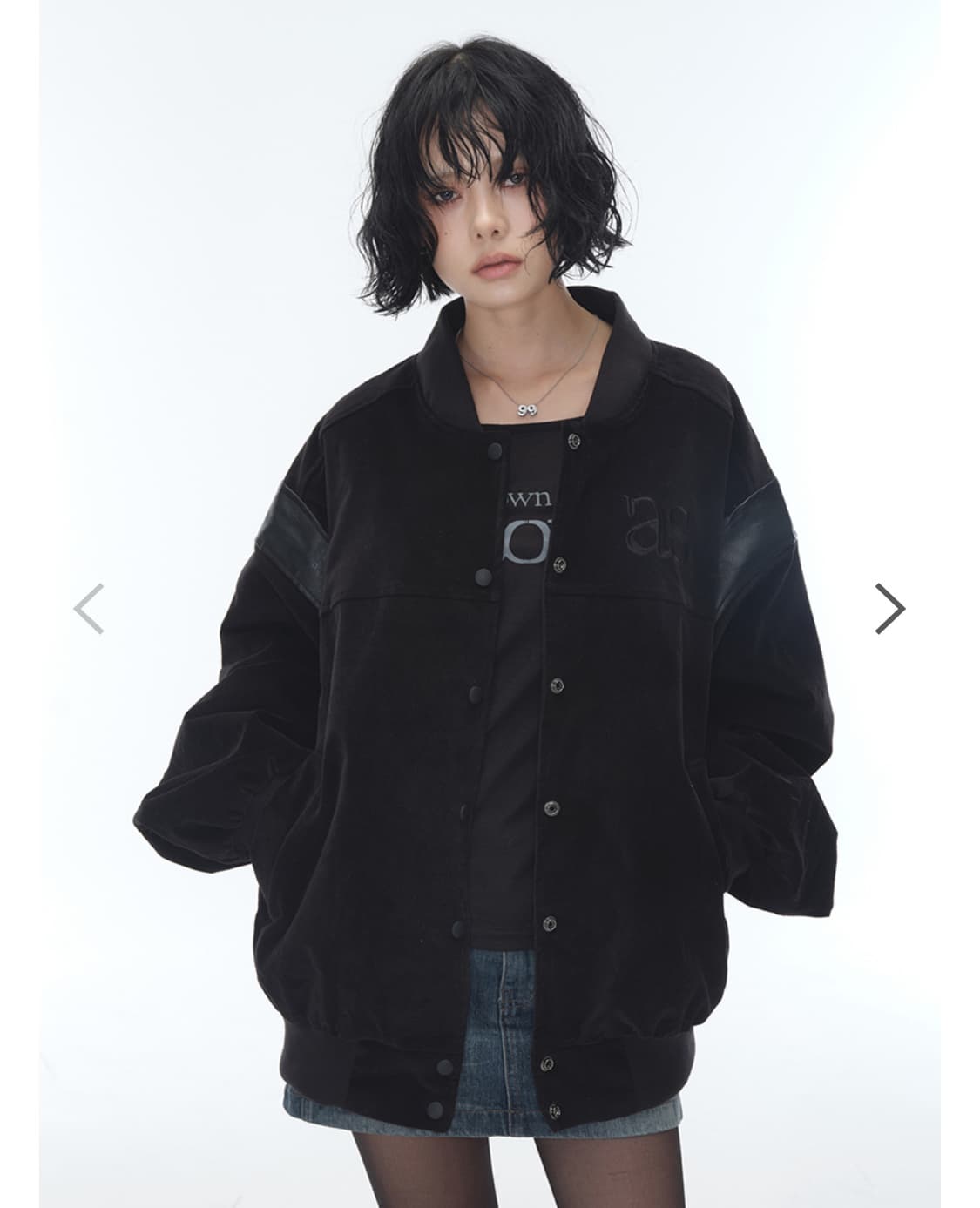 애즈온 바시티자켓 상품이미지1