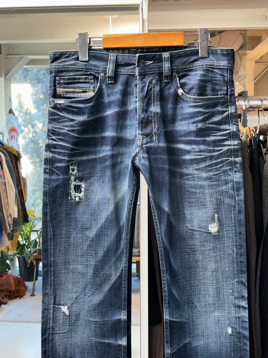 디젤 safado 데님팬츠 상품이미지6