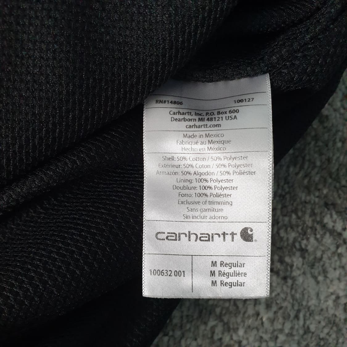 칼하트 후드 집업 상품이미지3
