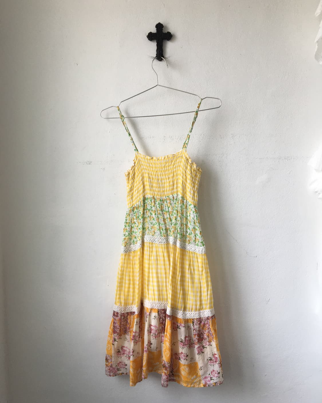 Patch work layer sleeveless onepiece 상품이미지2
