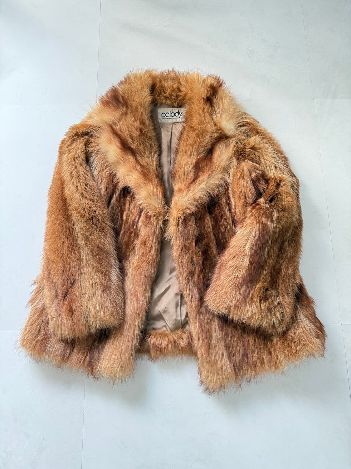 브라운 리얼퍼 자켓 상품이미지5