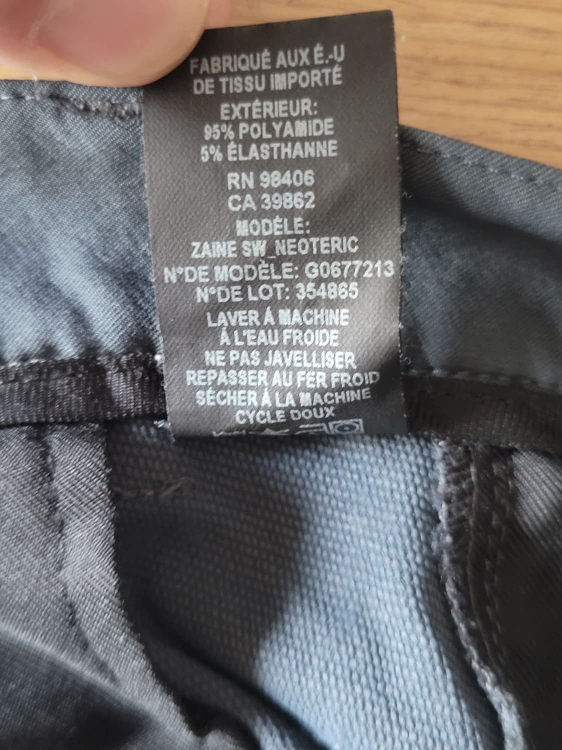 띠어리 바지 36사이즈 상품이미지8