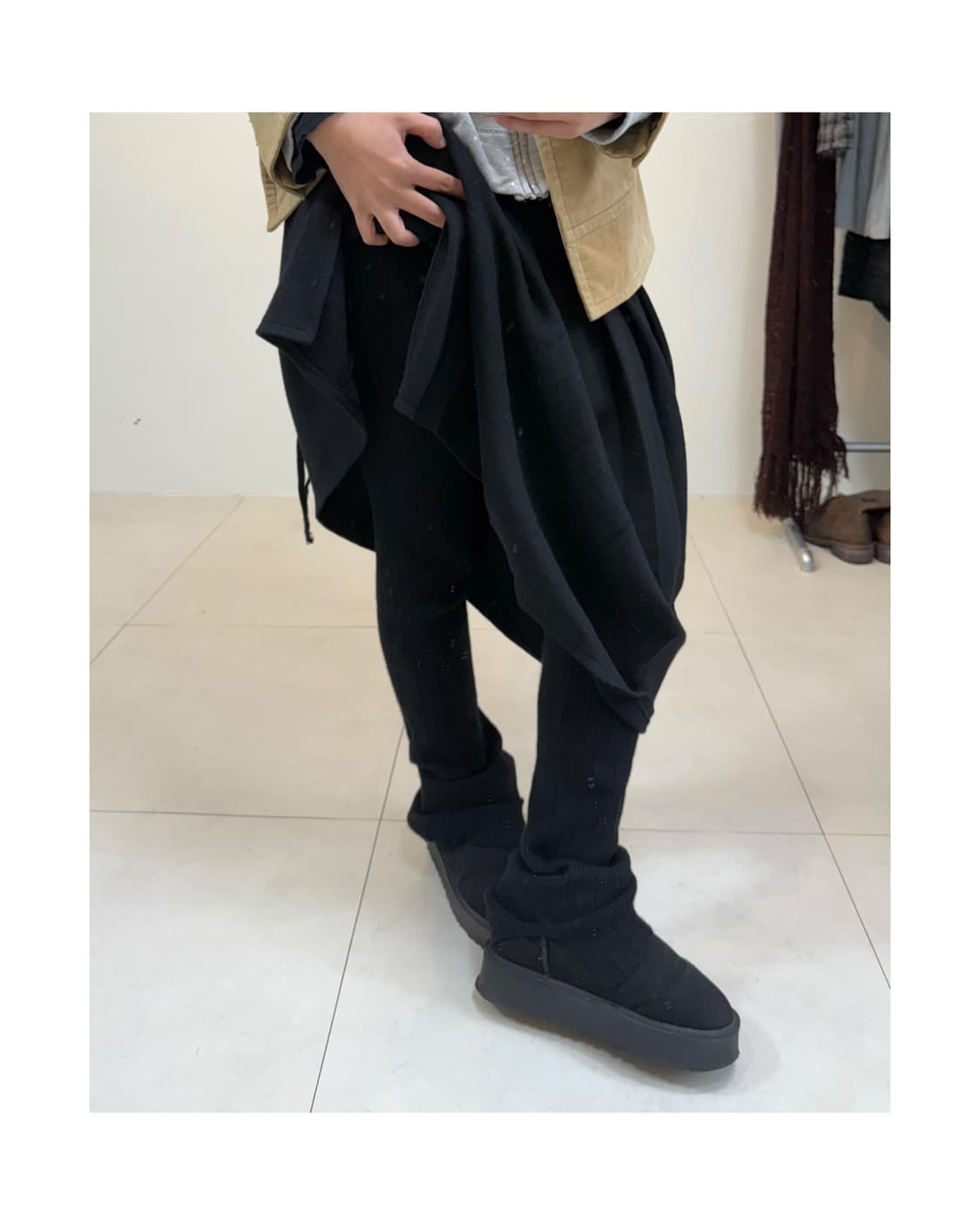 Lakole 니트 레깅스 상품이미지1