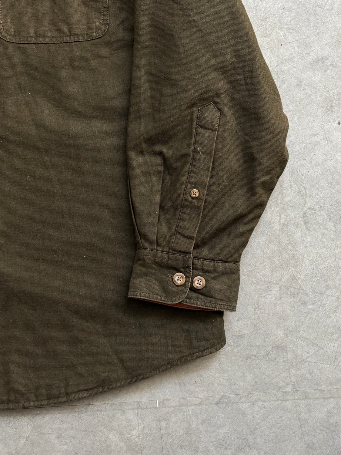 Dickies 딕키즈 브라운 오버사이즈 포켓 워크 셔츠 상품이미지3