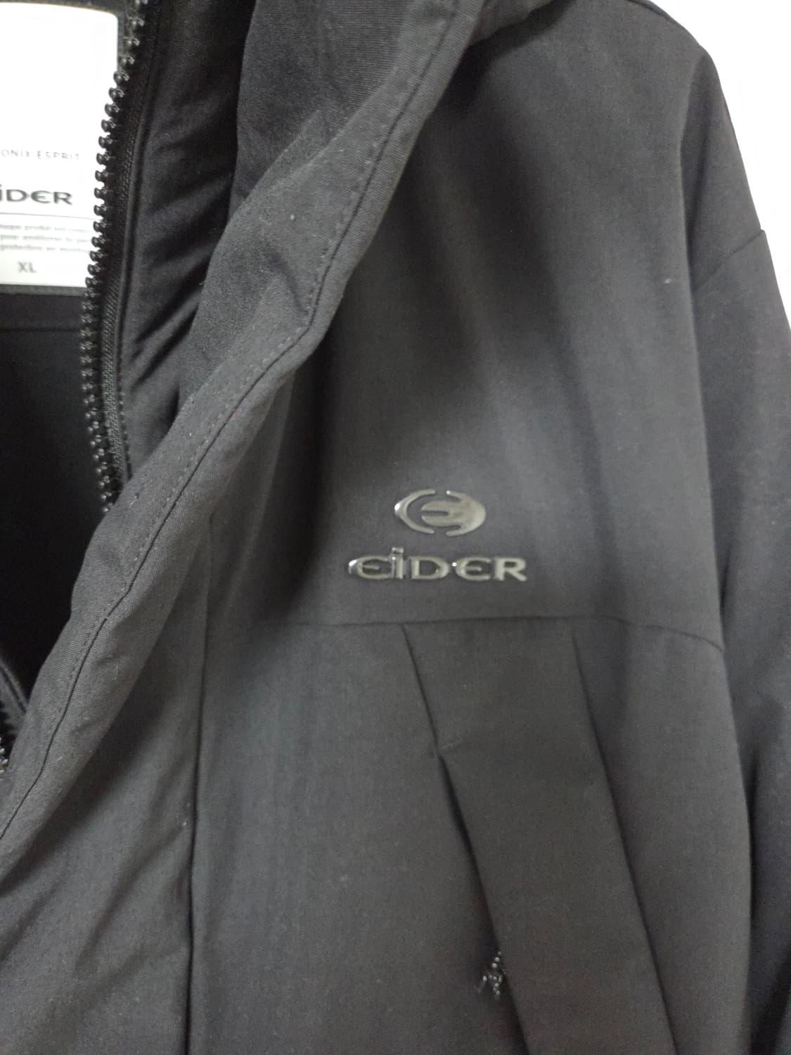 [새상품] 아이더 이누이트 고어 윈드스토퍼 구스다운 롱패딩 블랙 105 상품이미지5