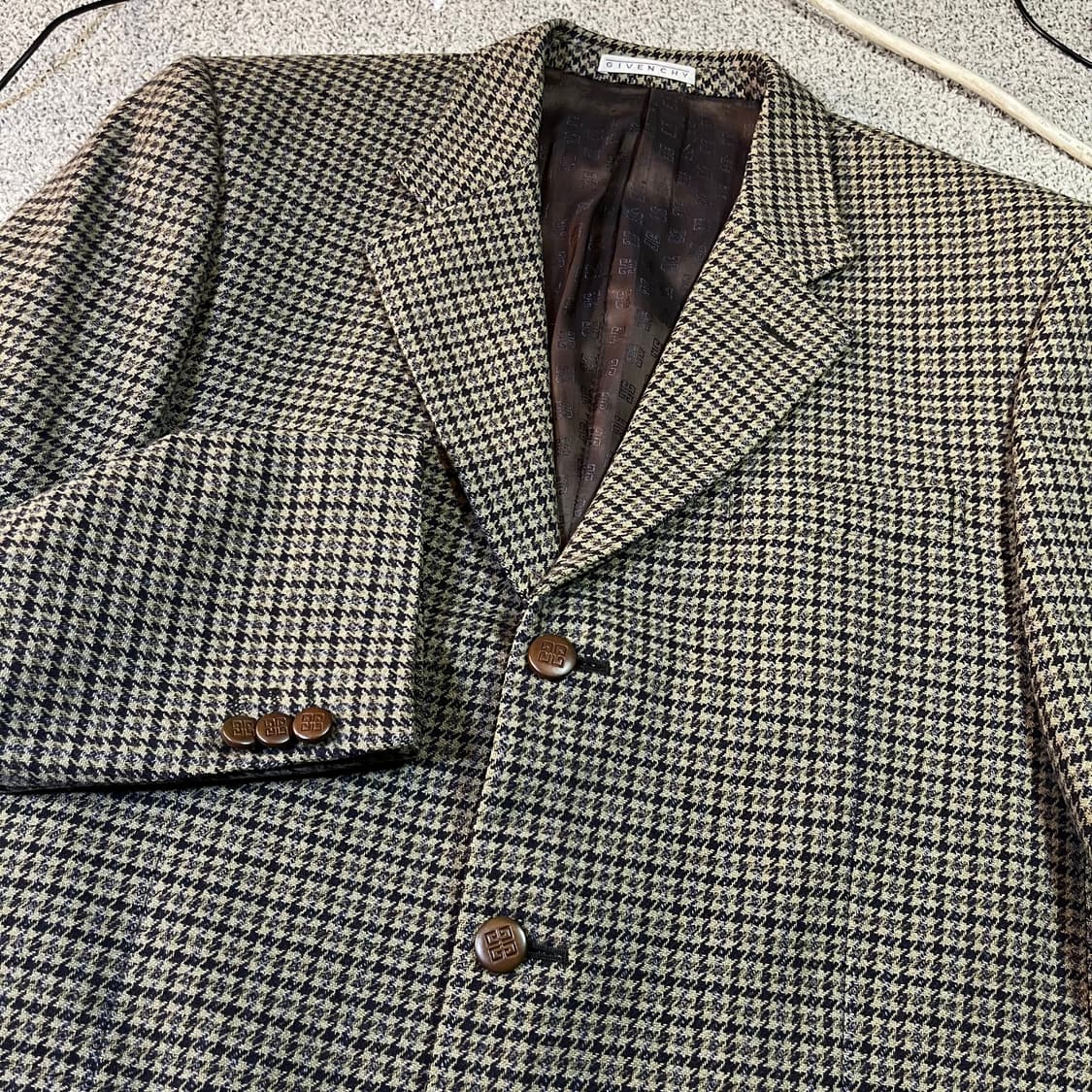 지방시 하운드 체크 울 블레이저 자켓 상품이미지2