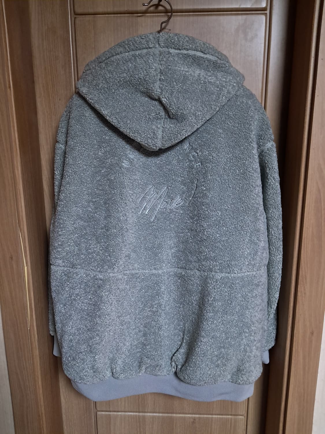 뉴발란스 뽀글이 후드집업 S 새상품  상품이미지3