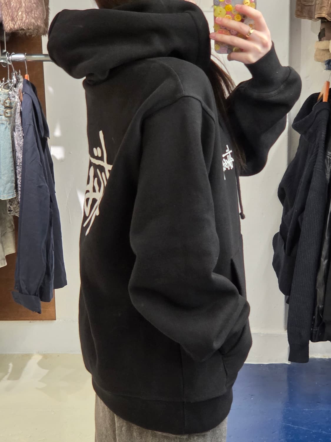 Stussy 스투시 스탁로고 후드티 상품이미지3