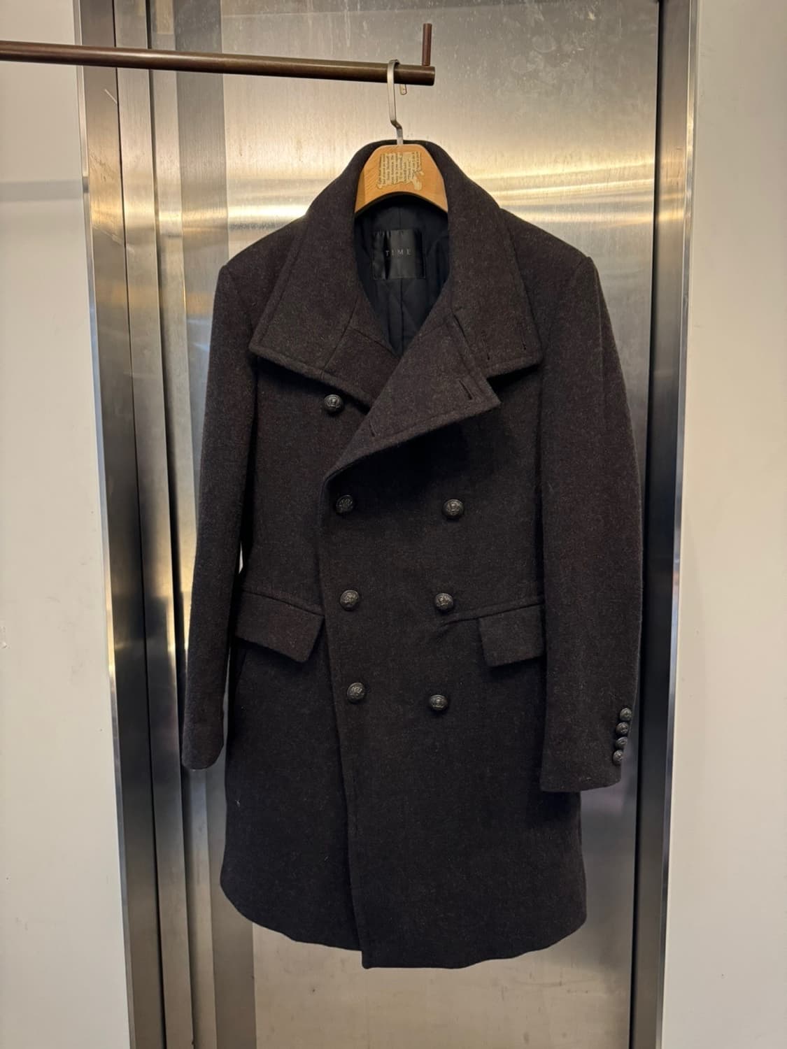 타임옴므 더블브레스티드 코트 상품이미지1