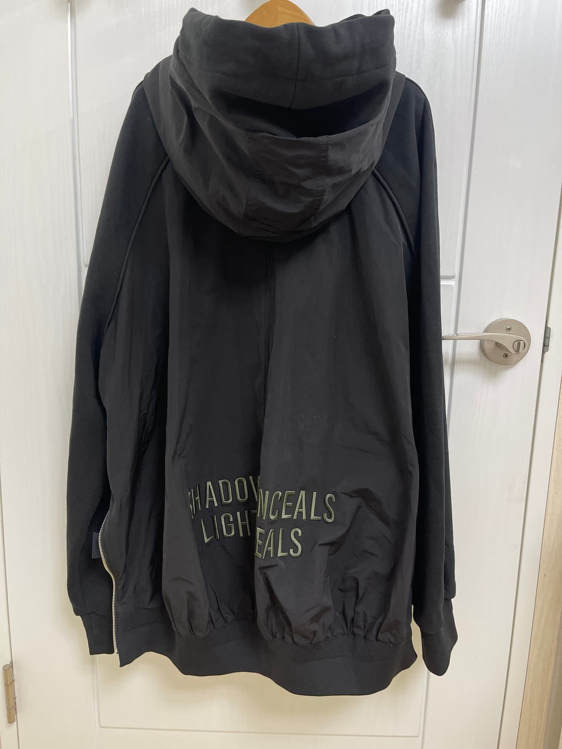 준지 블랙 후드 L사이즈 상품이미지1