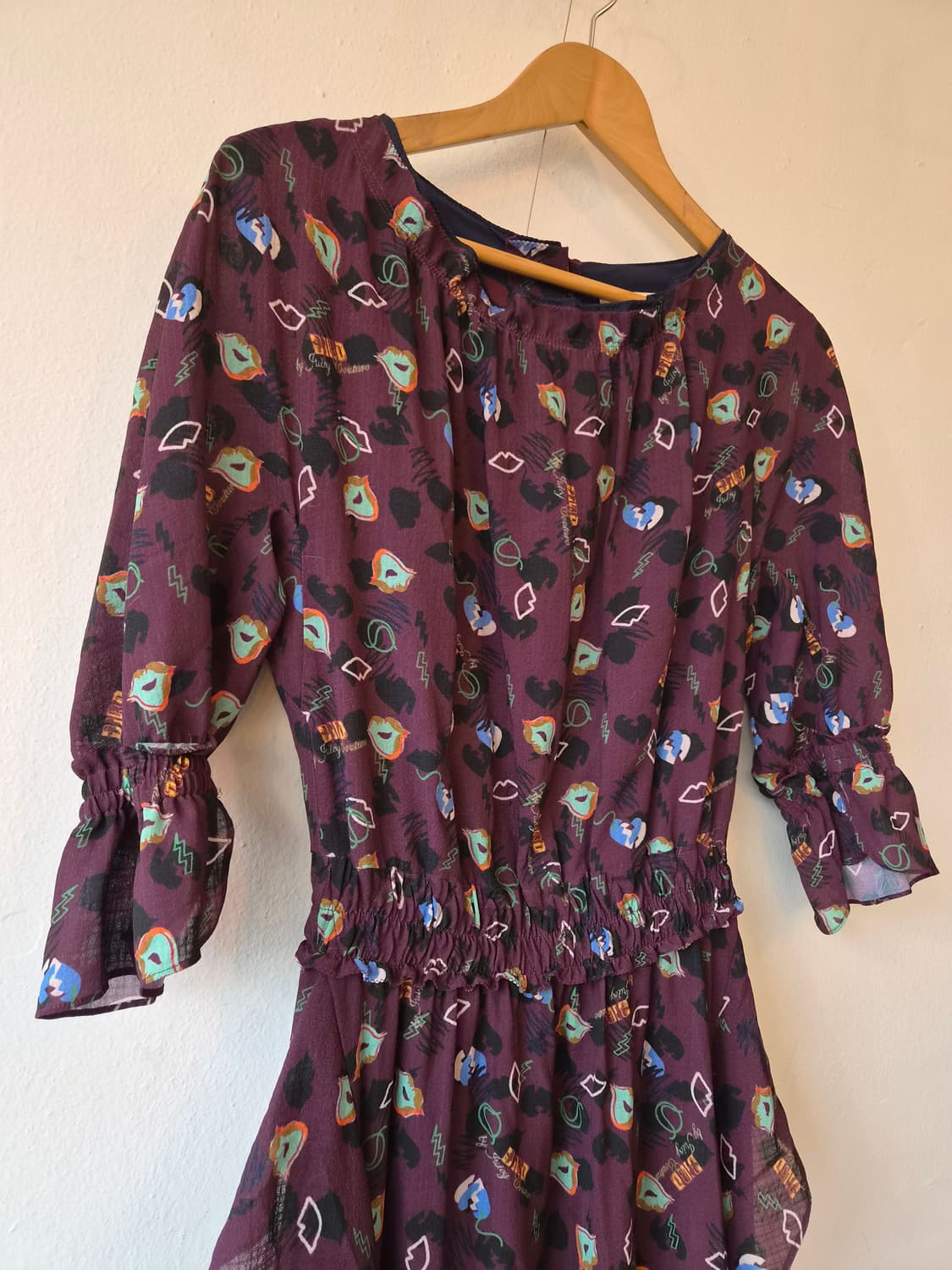  Bird 여성 패턴쉬폰원피스 82-94-160 상품이미지5