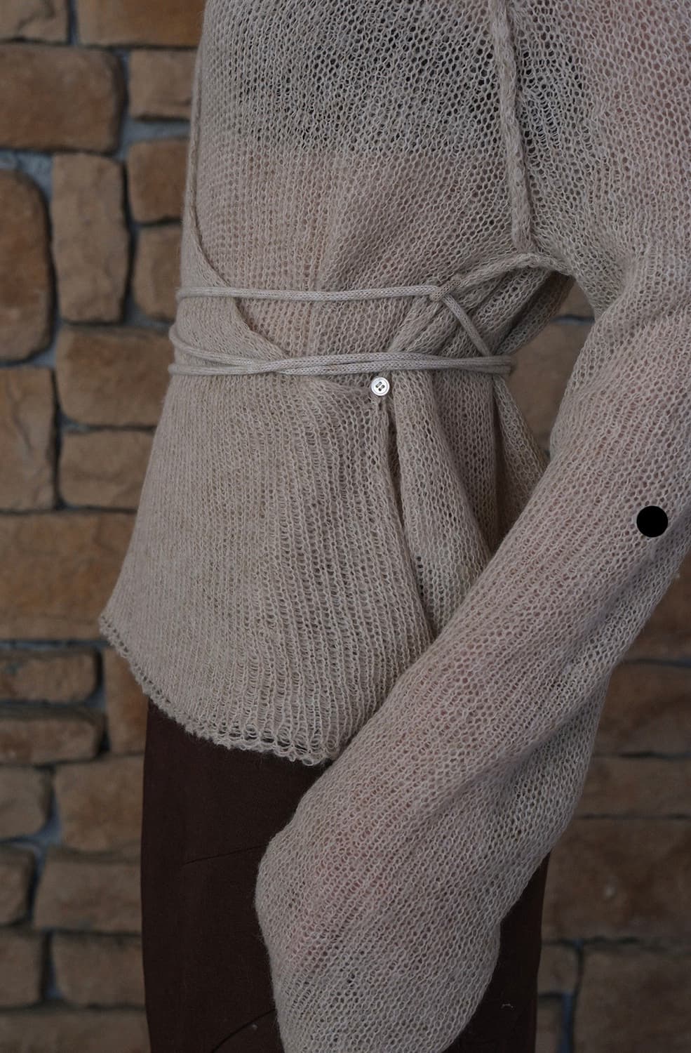 Verso 베르소 Reversible Linen Mohair Cardig 상품이미지2