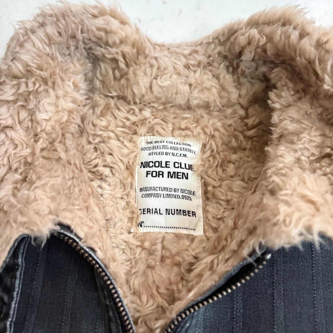 NICOLE CLUB FOR MEN 빈티지 쉐르파 자켓 S 상품이미지5