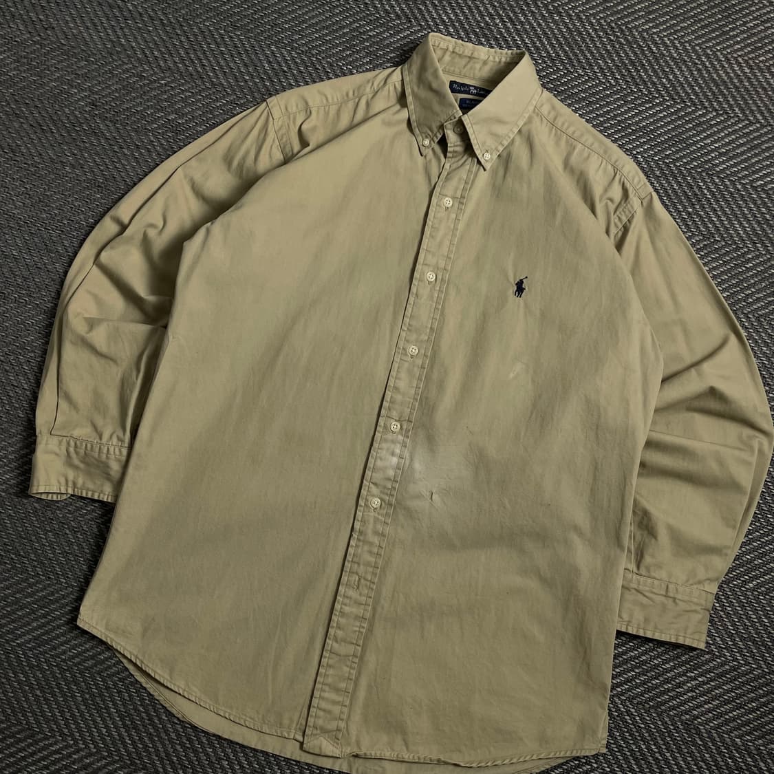 폴로 랄프로렌 포니 로고 옥스포드 셔츠 베이지y 3996 상품이미지1