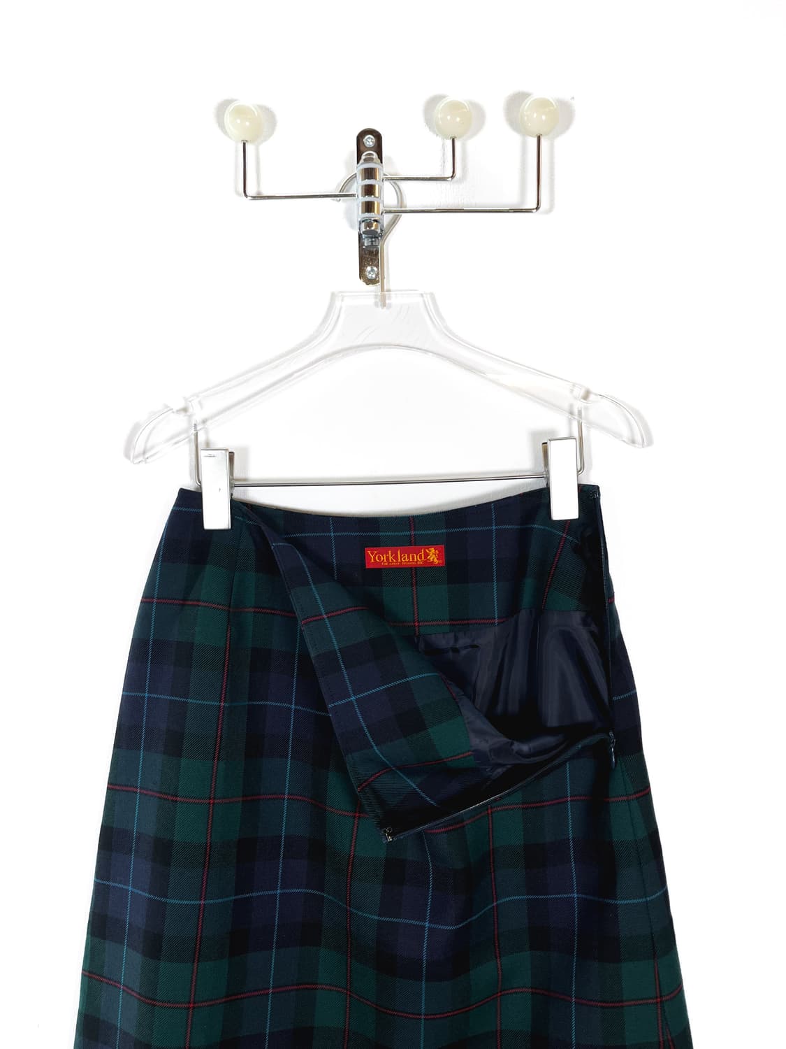 빈티지 울 체크 스커트 상품이미지5