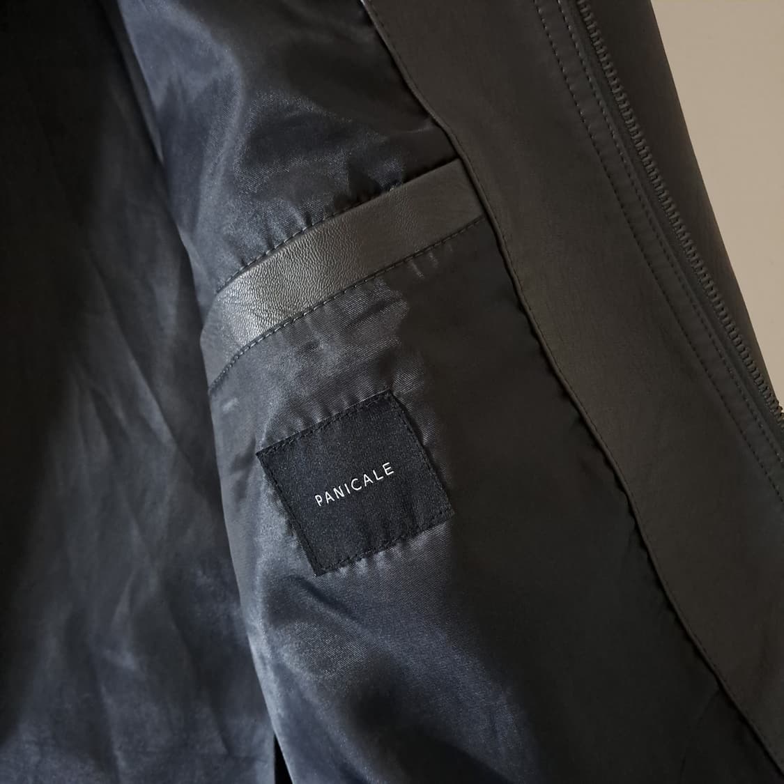 (택포) 빠니깔레 비건레더 싱글 자켓 L B507 상품이미지7