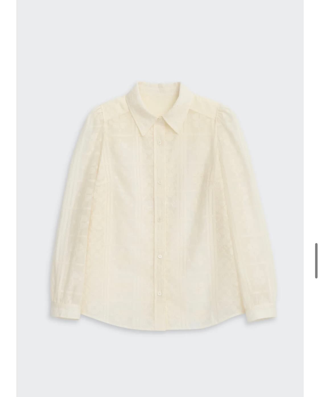 COSMOSS PUFF LACE SHIRT  상품이미지1