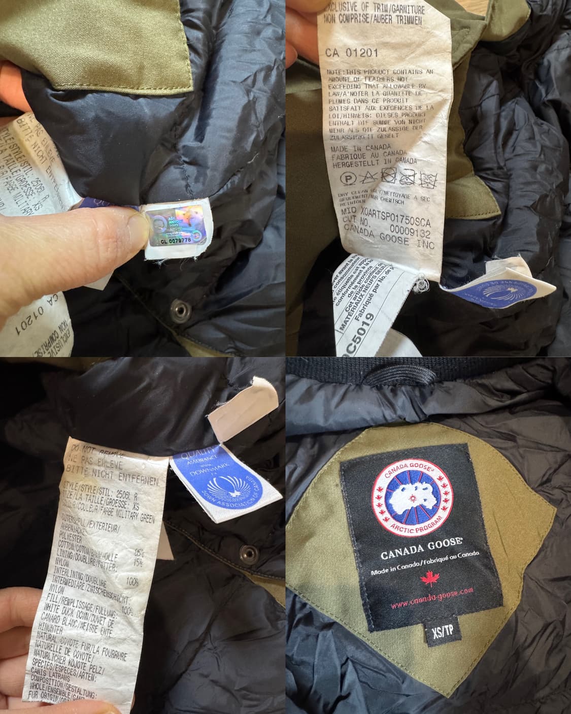 캐나다구스 켄싱턴 파카 xs 상품이미지9