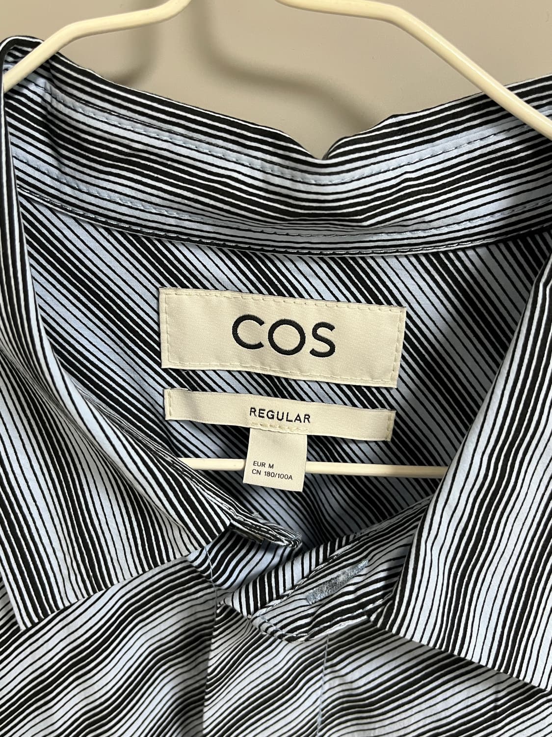 코스 사선 스트라이프 셔츠 상품이미지3